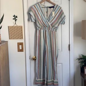 NWT Blue Rain long romper